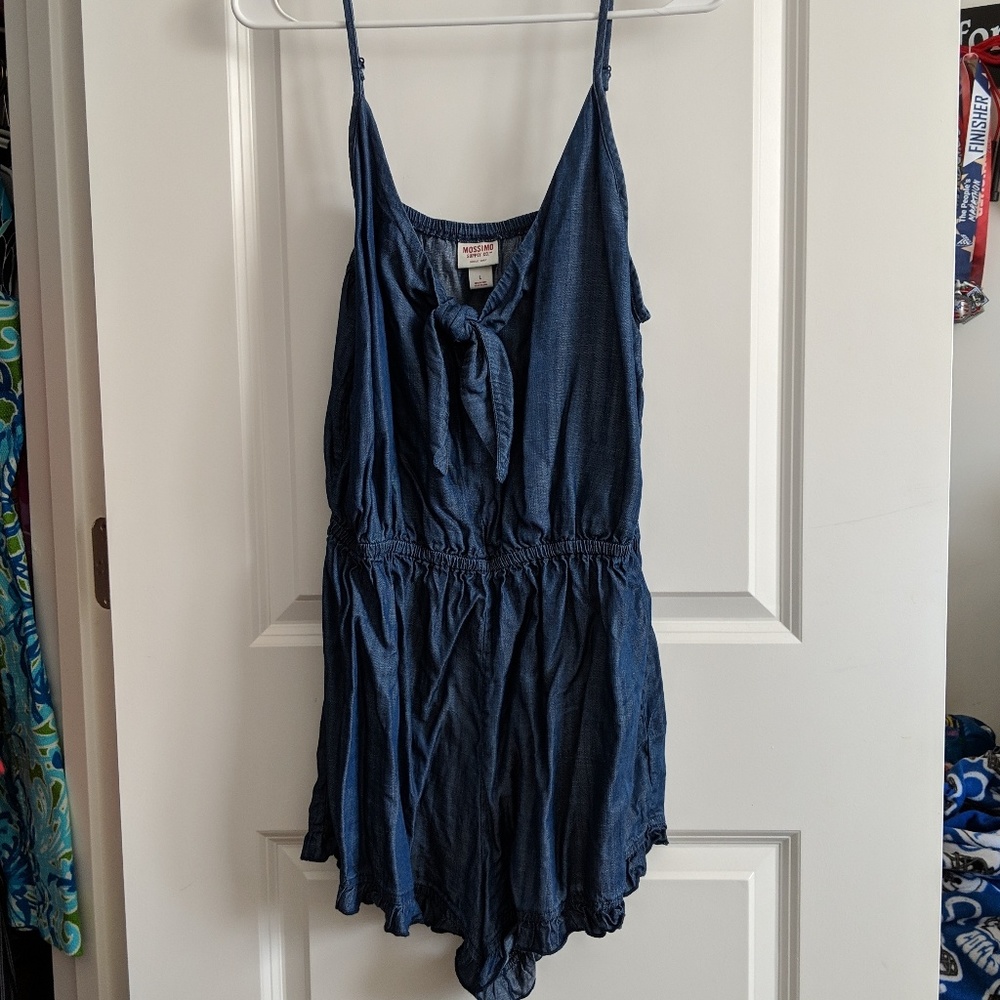 Denim Romper